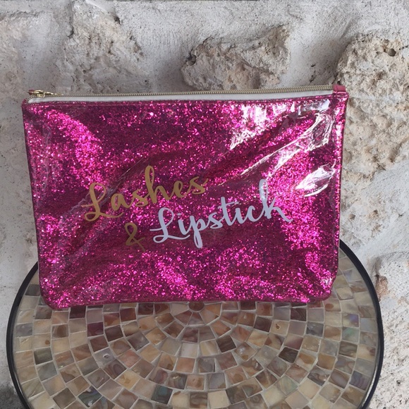 Macbeth Handbags - Glitter hot pink  Macbeth Cosmetic bag